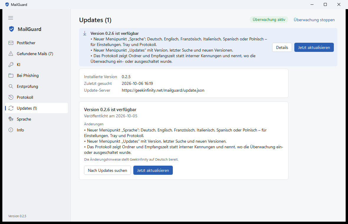 Updates